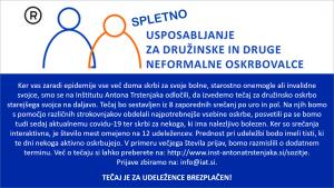 Tečaj družinski oskrbovalci